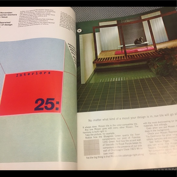 👀BOGO Free! August ´65 Interiors Magazine Vintage - Picture 8 of 14